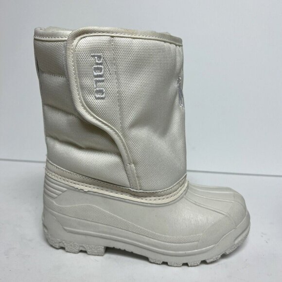 Polo Ralph Lauren Toddlers' Harpyr Snow Boot Cream, Girls' Size 11 M - Picture 1 of 6